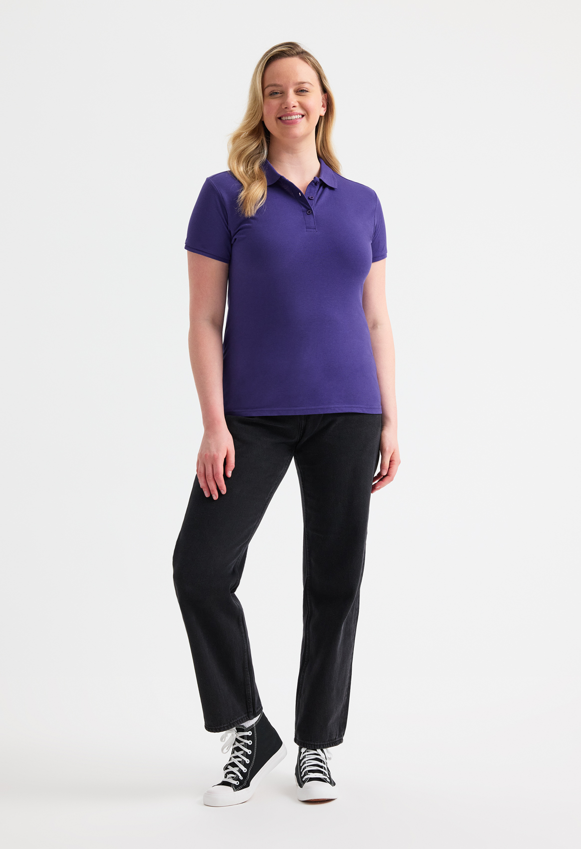 Ladies Active Cotton Poloshirt