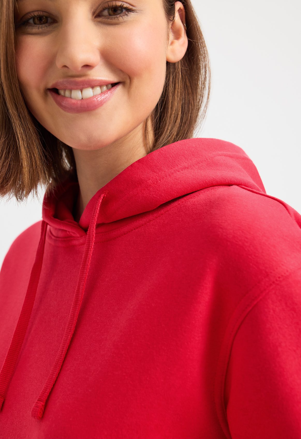Ladies Deluxe Hooded Sweatshirt